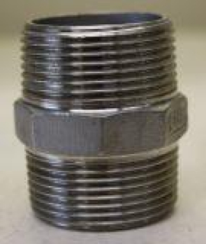 VA-Doppelnippel 1 1/2" 316