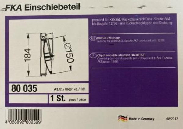 KESSEL FKA Einschiebeteil bis 12/1998