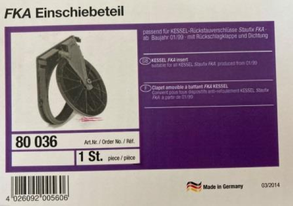 KESSEL FKA Einschiebeteil ab 01/99