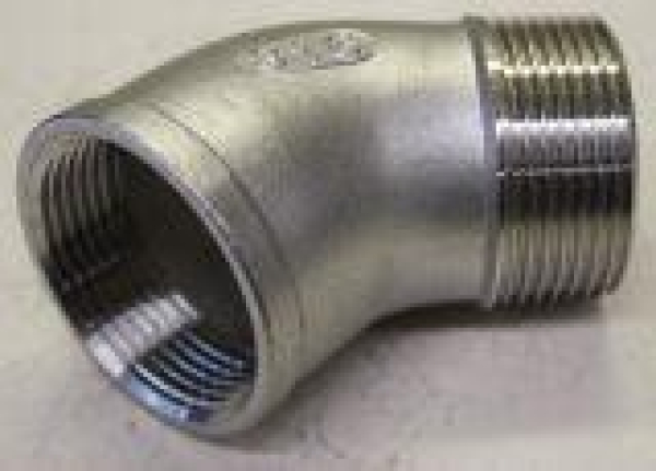 VA-Winkel 45° 3/4" IG/AG 1.4404