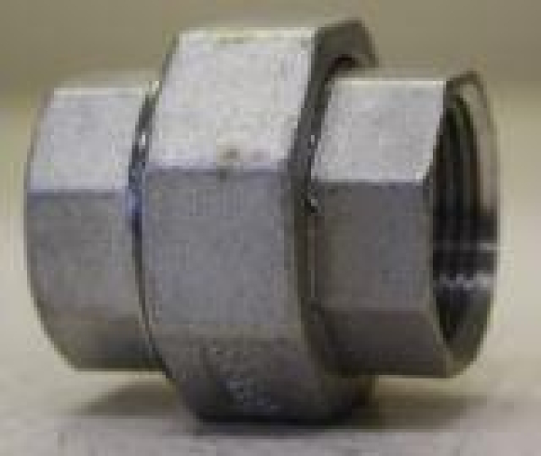 VA-3/3-Verschraubung 3/4" IG/IG, flachdichtend