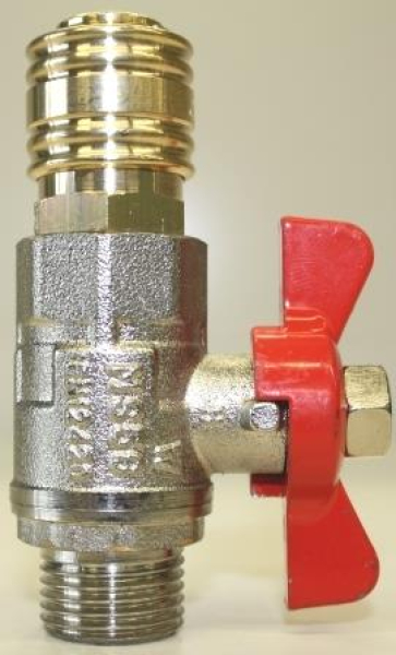 Winterentleerung-Druckluft 3/4" AG mit Kupplung