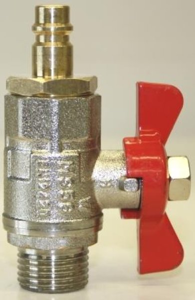 Winterentleerung-Druckluft 3/4" AG mit Stecker