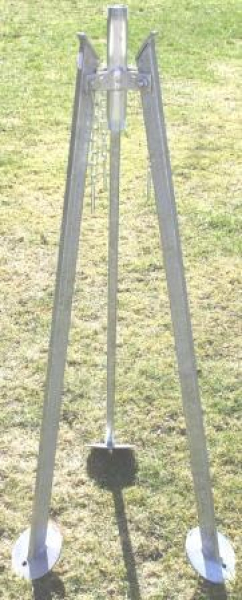 Regnerstativ für Kreisregner, Stahl verzinkt, 1"