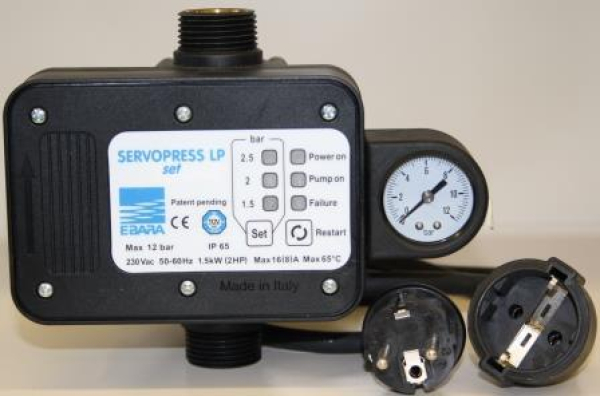 Fließdruckschalter Servopress LP   einstellbar