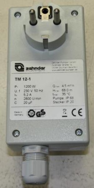 TM 12-1 Stecker-Schalter mit Kondensator und E/A-Schalter